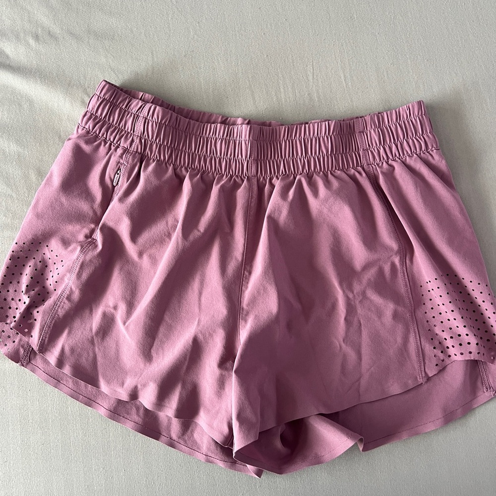 Athleta Pink Athletic Shorts with Ventilation